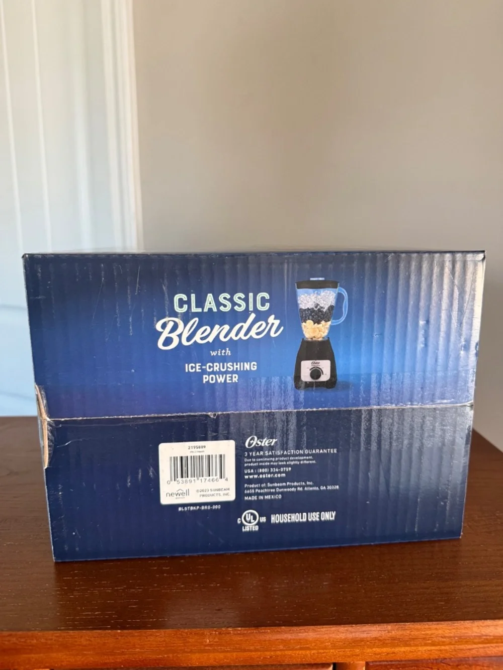 Oster Classic Blender 700W 6 Cup 3 Speed Ice Crushing NIB
